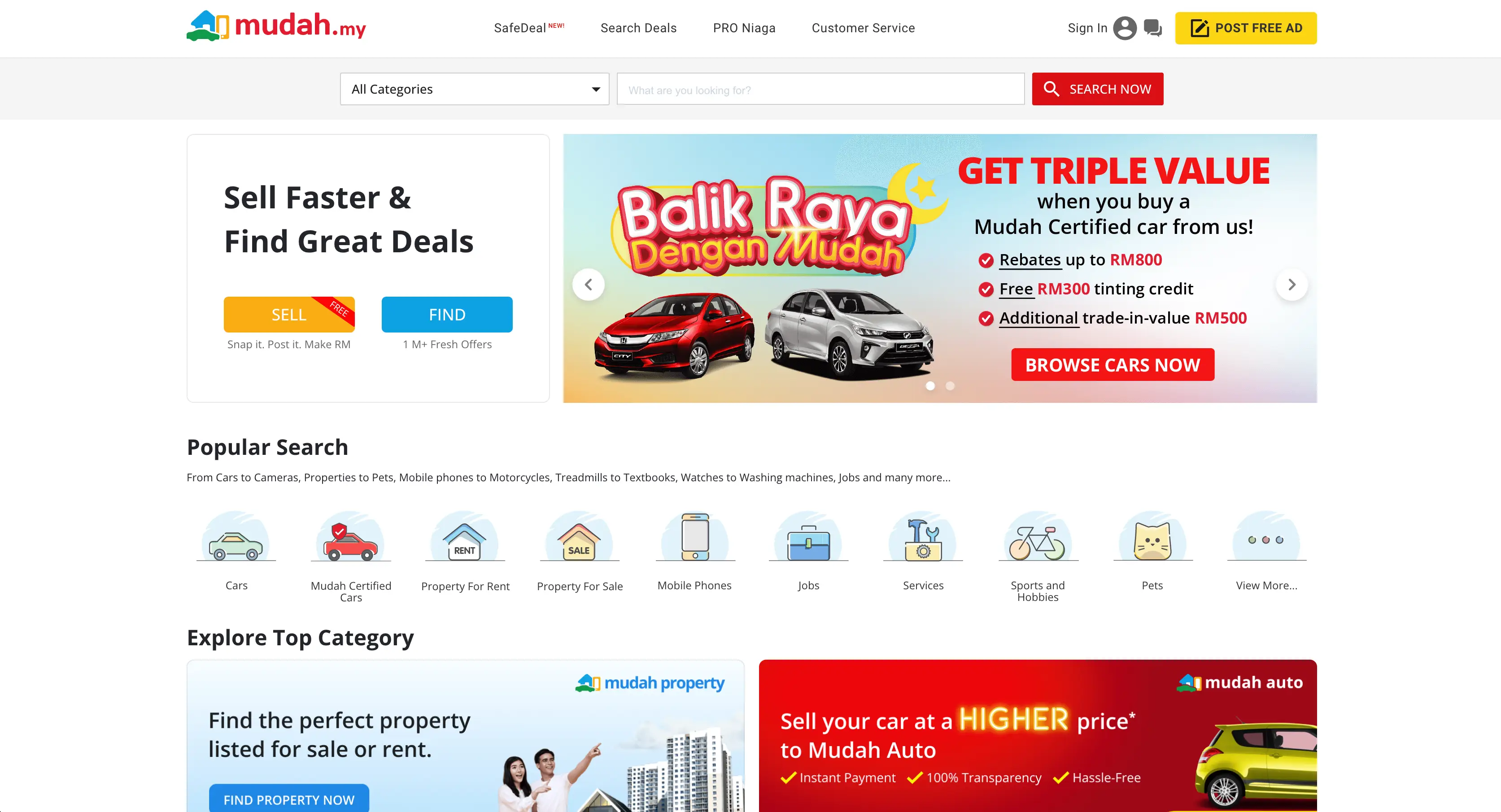 Zafar Portfolio | Mudah(By And Sell)