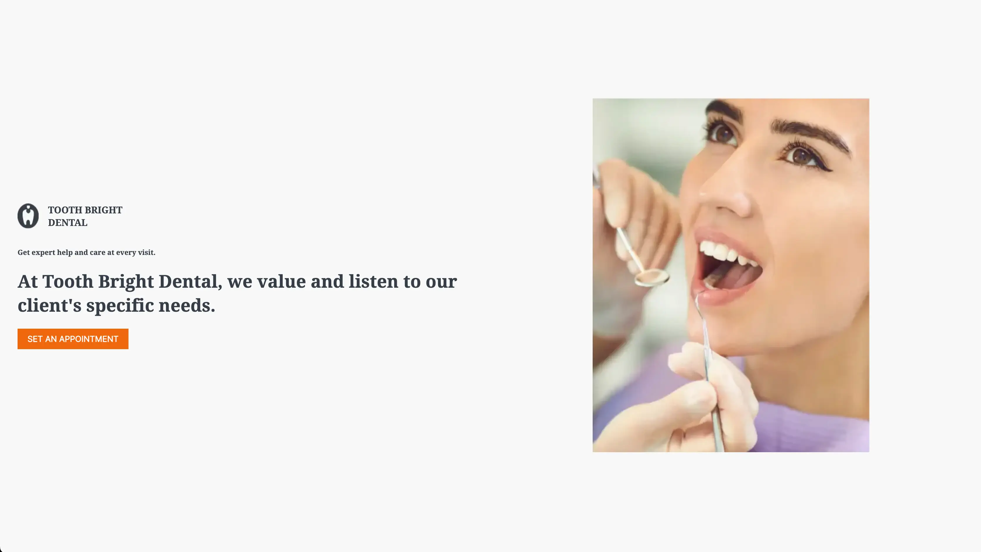 Zafar Portfolio | Tooth Bright Dental